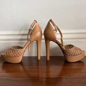 Jessica Simpson country style platform heels